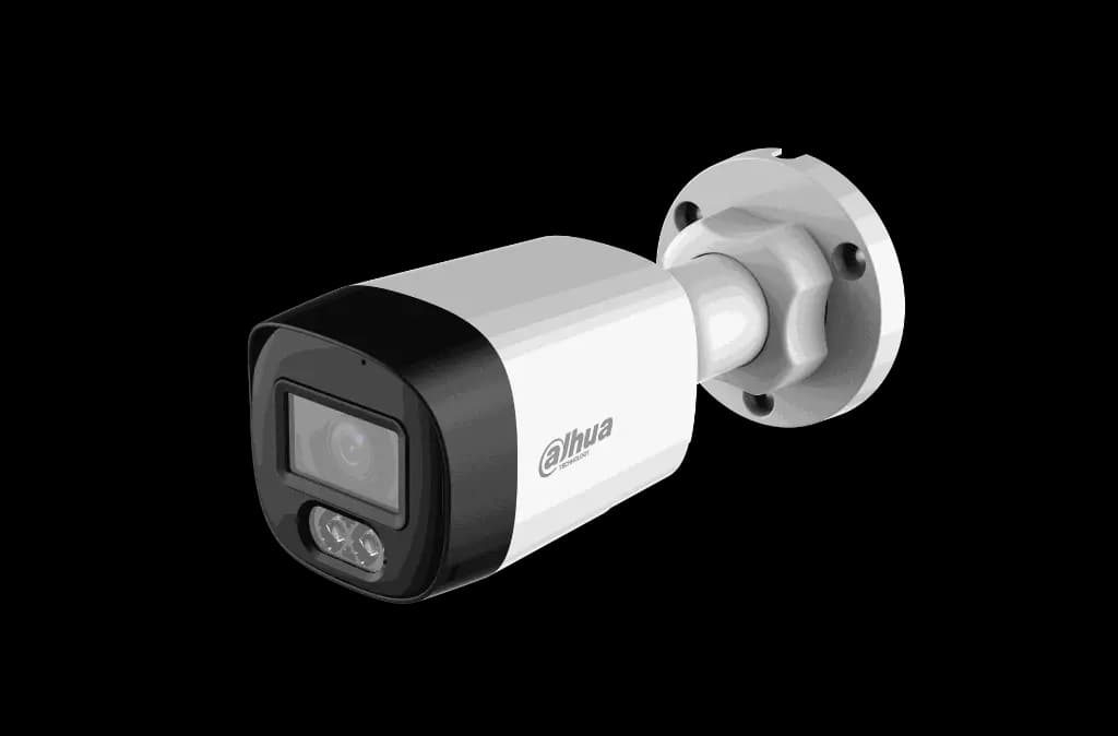 Dahua 2mp Smart Dual Light Hdcvi Two Way Audio Fixed Focal Bullet Camer